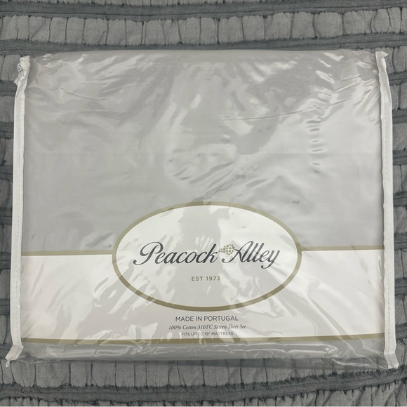 Peacock Alley Other - Peacock Alley King Sheet Set 100% Cotton 310TC SATEEN Sheet Set BNIP